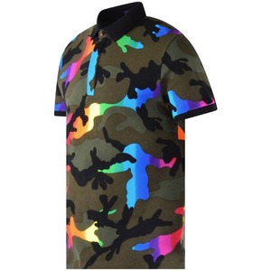 เสื้อโปโลผ้าฝ้ายปักโลโก้ตามสั่ง ราคาโรงงาน แบบ OEM แขนสั้น สีพื้น สไตล์ลำลอง สำหรับทำงาน - Product Image 1