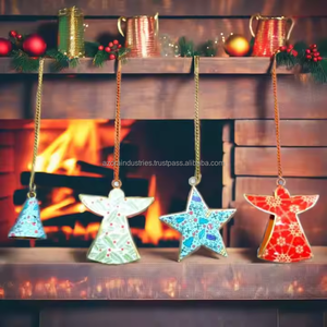 Recién llegado, adorno de Metal personalizado de tendencia, novedad, decoración navideña colgante de relleno de medias bajas - Product Image 2