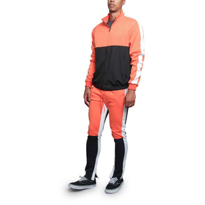 Ensemble de survêtement d'hiver léger à manches longues pour homme, avec blocs de couleur, couche de base de compression, respirant, pour l'entraînement sportif - Product Image 3