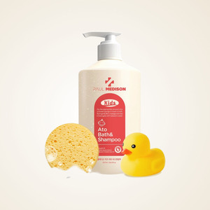 Productos para el cuidado del cabello, tendencias 2026, WB Korean K-Beauty, Polmedison Kids Ato, champú de baño con aroma a chicle, 1077 ml - Product Image 1