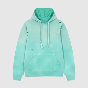 Sudadera con Capucha para Hombre, Diseño Moderno 2026, 300gsm, Poliéster/Algodón, Transpirable, Corte Regular, Personalizada, Color Menta - Product Image 6