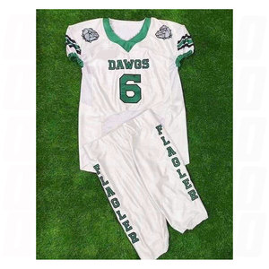 ชุดยูนิฟอร์มอเมริกันฟุตบอลสำหรับทีมเยาวชนแบบกำหนดเอง ขายส่งเสื้อซับลิเมชั่นเปล่า ผ้าทวิลล์ ชุดฝึกซ้อมอเมริกันฟุตบอล - Product Image 6