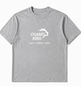 เสื้อยืดแขนสั้นผู้ชายแชมพ์คิงทรงปกติลำลอง - Product Image 1