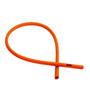 HealthAndYoga Enema Tubo de goma para el colon Extremo cerrado 20*24 FR Kit de Enema compatible reemplazable Suministros Limpieza intestinal más profunda - Product Image 1