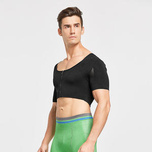 Camiseta Moldeadora con Cierre para Hombre, Chaleco Reductor de Pecho, Camiseta Interior Adelgazante - Product Image 6