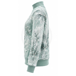 Sudadera de Cuello Alto para Mujer, Diseño Moderno, Ajuste Cómodo, Estilo Casual Urbano, Calidad de Exportación - Product Image 2