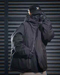 Mens Functional <b>Techwear</b> Winter Parka Windproof Waterproof Tactical <b>Jacket</b> Oversized Streetwear - Product Image 1