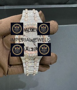 Montre à quartz unisexe en acier inoxydable édition limitée Imperial Jewels, verre saphir, aiguilles lumineuses, luxe, mode, GPS, date automatique - Product Image 1