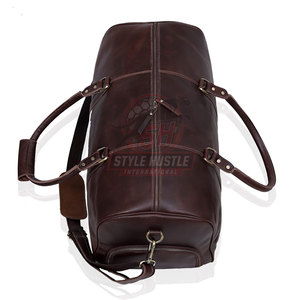 กระเป๋าเดินทางหนังสำหรับทุกเพศกระเป๋าเดินทางหนังสไตล์ไม่ซ้ำใคร - Product Image 3