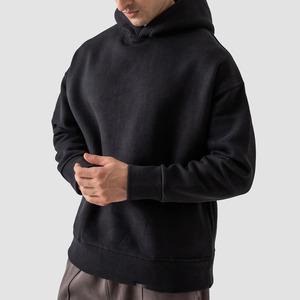 Sudadera con Capucha para Hombre de Doble Capa de Forro Polar, de Alta Calidad, de Secado Rápido, Transpirable, Informal para Invierno, Precios al por Mayor - Product Image 3