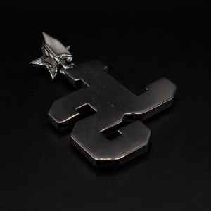 Pendentif de luxe hip-hop en moissanite, en argent 925, avec logo personnalisé, grande taille, médaille ronde de 3 pouces, pendentif personnalisé en moissanite VVS - Product Image 4