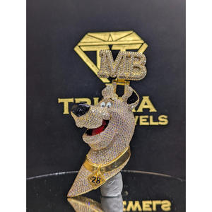 Pendentif en moissanite en forme de cœur, 3 pouces, micro-incrustation, argent sterling 925, certifié GIA, bijoux hip-hop glacés, cadeau pour homme et femme, Trisha - Product Image 6
