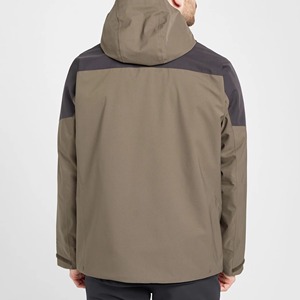 Custom Made Men's Thick Woven Soft Shell <b>Winter</b> <b>Jacket</b> Button Detail <b>Waterproof</b> Windproof Breathable 10,000mm Stand Collar - Product Image 3