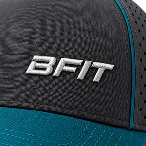 Casquette de baseball réglable BFIT avec panneau en maille respirante et logo brodé, vêtements de golf, vêtements de sport de plein air - Product Image 4