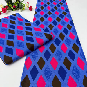 Senegal Style African Wax Print & Ankara 100% Cotton Fabric for Clothing and Fashion Industry - Product Image 1