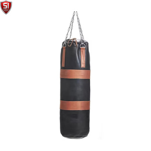 Sacs de frappe en cuir pour entraînement de kick-boxing et MMA, lourds 25 kg, légers, couleurs personnalisables, logo, garantie 1 an - Product Image 1