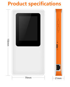 Mifis M3H Pro Mobile Hotspot 10000mAh 2.8 "Écran tactile 36H Marathon Batterie Puissant Nouveau Routeur avec Commutateur de Mode CPE Instantané - Product Image 6