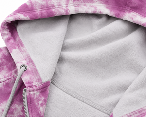 Sweat-shirt à capuche vintage personnalisé avec fermeture éclair et broderie, en molleton de coton épais, OEM, marque privée, unisexe - Product Image 3