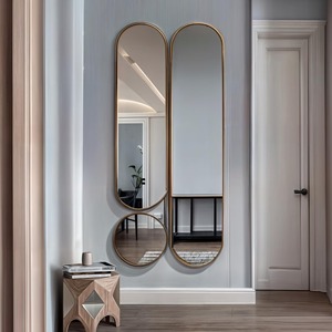 Designer Modern Mirror Sets In Various Shapes Ideal For Living Room Bedroom And Entryway Decor Wholesupply From India - Product Image 2