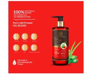 Acondicionador Capilar Khadi Natural Powered Botanics con Hibisco y Aloe Vera 310ml, Anti-Frizz, Mejora el Cabello - Product Image 2