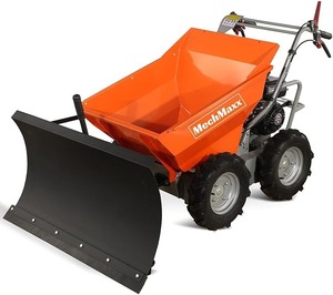 660lbs Capacity 212cc 7HP Gas Powered Wheelbarrow Dumper Dump <b>Cart</b> with Snow Shovel - Product Image 3