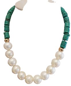 Cuentas de resina de diseño actualizado tachonadas con cuentas redondas inversas, collar, accesorios de joyería de moda para mujer - Product Image 4