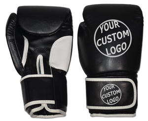 Guantes de Boxeo Profesionales de Alta Calidad, Ecológicos, de Cuero Superfino, para Uso Universal, Entrenamiento Deportivo, MMA y Muay Thai - Product Image 1