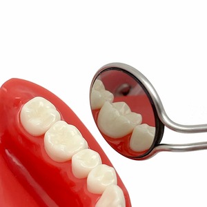 Miroir buccal dentaire double face en acier inoxydable avec revêtement anti-buée en rhodium, poignée ergonomique, outil d'examen buccal manuel réutilisable pour - Product Image 6