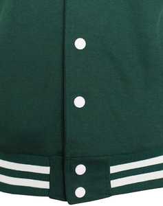 Veste universitaire unisexe de qualité supérieure en laine/polyester, imperméable, respirante et écologique, style baseball. - Product Image 5
