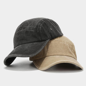 Premium Style Custom Washed Caps For Men Outdoor Waterproof Oem Fabric Acid Washed Caps Adjustable Four Season Casual Wear Caps - Product Image 4