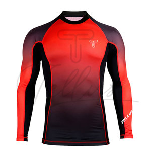 Custom Made High Quality <b>Men's</b> Full Sleeves <b>Compression</b> <b>Shirts</b> Spandex/Polyester Quick Dry Fighting Gear Rash Guards - Product Image 4