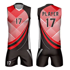 Ensemble d'uniformes de volley-ball personnalisés TANVEX OEM, uniforme bicolore respirant, équipement d'entraînement de volley-ball pour adultes unisexe - Product Image 5
