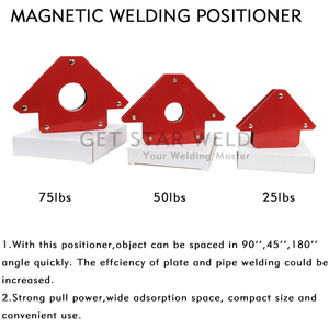 Soporte de Soldadura Magnético GET STAR WELD de 75 LBS con Imán de Ferrita y Doble Palanca con Recubrimiento en Polvo para Uso Industrial - Product Image 4