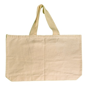 Bolsa de Compras de Algodón Ecológica Premium LMC GLOBAL, Asas Reforzadas, Reutilizable, Biodegradable, para Supermercado - Product Image 1