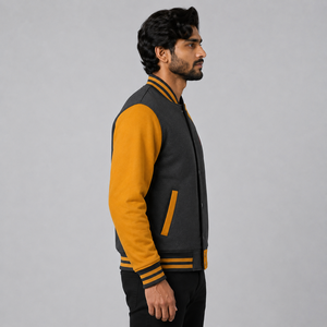 Most Selling <b>Men</b> <b>Varsity</b> <b>Jacket</b> Custom Logo Soft Comfortable Casual Baseball <b>Bomber</b> Streetwear <b>Varsity</b> <b>Jacket</b> for <b>Men</b> - Product Image 5
