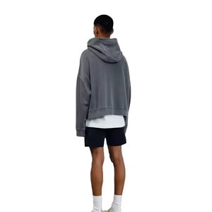 Sweat à capuche de haute qualité en polaire technique, imprimé vintage hip-hop, logo, lourd, pour jeunes, hiver, peluche, nouveaux sweats à capuche, grande taille - Product Image 5