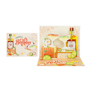 การ์ดอวยพรวันเกิดแบบป๊อปอัพ 3 มิติ ทำมือ ดีไซน์ตามสั่ง - Product Image 2