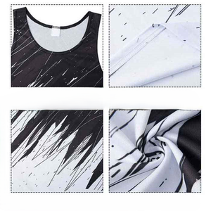 เสื้อกล้ามซับลิเมชั่นผู้ชายคุณภาพสูง ป้องกันริ้วรอย แฟชั่นล่าสุด น้ำหนักเบา ปรับราคาได้ - Product Image 6