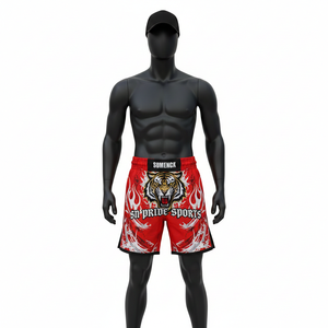 Pantalones Cortos de Entrenamiento de Karate y MMA Unisex, Diseño Sublimado Personalizado, Tela Transpirable de Secado Rápido, Proveedor OEM - Product Image 1