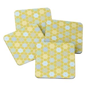 Posavasos de madera con estampado esmaltado 830 de alta calidad 2024, posavasos individuales para hoteles, posavasos de madera con estampado esmaltado - Product Image 1