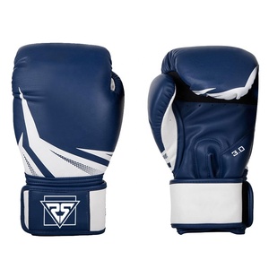 Guantes de boxeo de cuero Pu de alta calidad Training Pro OEM Tamaño personalizado Cuero Pu Diseña tus propios guantes de boxeo - Product Image 1
