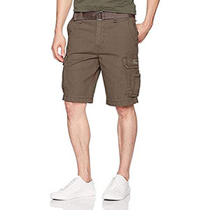 Pantalones Cortos Cargo para Hombre, Color Sólido, Cintura Media, Cierre de Botones, Estilo Casual, con Bolsillos, Tela de Algodón Transpirable - Product Image 1