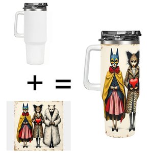 Custom <b>Personalized</b> 40oz Stainless Steel Tumbler For Corporate Kaizen Event - Product Image 1