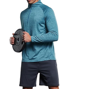 Camisa Personalizada de Manga Larga con Cierre de Cremallera para Hombre |   Suéter Deportivo Elástico y Transpirable |   Entrenamiento de Golf Digital Ecológico - Product Image 3