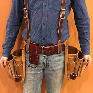 Chất lượng cao OEM Túi Da Công cụ <span class=keywords><strong>Pouch</strong></span> Túi da vành đai gói công cụ <span class=keywords><strong>Pouch</strong></span> với biểu tượng tùy chỉnh - Product Image 1