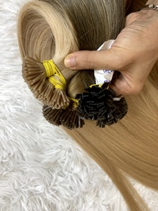 Haute qualité 100% naturel vietnamien vierge kératine Extension de cheveux italien Curl Wave Style pour génie trame gros paquet - Product Image 3