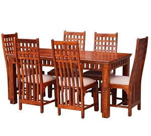 High Quality Modern Luxury Royal Restaurant Furniture Solid Teak Wood <b>Dining</b> <b>Table</b> 6 Chair for Home Restaurant Sets - Product Image 5
