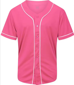 Sweat-shirt de baseball vierge, imprimé par sublimation thermique, en maille respirante, pour homme, avec broderie personnalisée, maillot de baseball sur mesure - Product Image 1