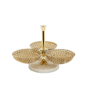 Tazón de Metal Hecho a Mano, Plateado y Dorado en el Interior, Diseño de Lujo, Vajilla Decorativa, Artículo de Regalo, Tazones de Lujo para Servir Alimentos - Product Image 3