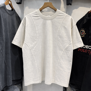 Fabricante de Camisetas para Hombre, Logotipo Personalizado al por Mayor, Color Sólido, Tela de Lona Transpirable, Marca Privada OEM ODM - Product Image 1